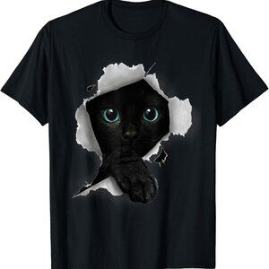 BLACK CAT TSHIRT